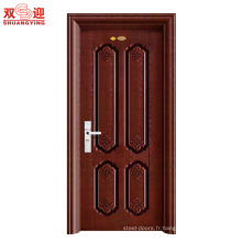 VENTE CHAUDE Portes ShuangYing Portes d&#39;intérieur en acier-FLEURS DE PRINTEMPS Porte birman en pamplemousse rouge-acier inoxydable pour la maison